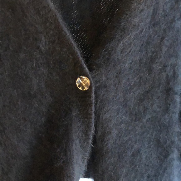 Ballinger Crop sweater - real rabbit, sz L - Picture 3 of 4